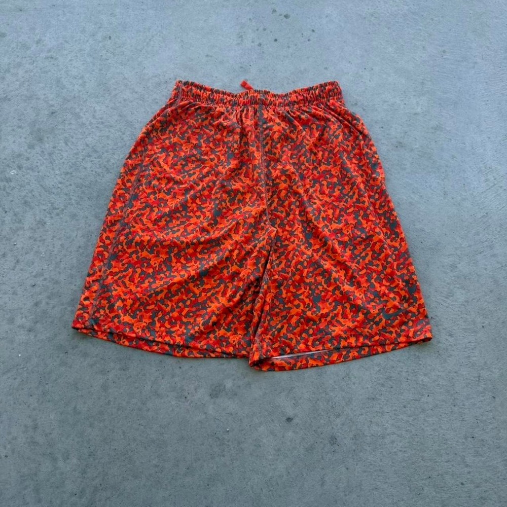 Orange Nike Basketball Shorts